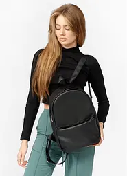 Жіночий рюкзак Sambag Brix RQH чорний 35 х 25 х 12 см (11521001) - мініатюра 3