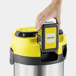 Karcher Пилосос професійний акумуляторний Karcher WD 3-18 S V-17/20 18В 110мБар контейнер 17л без АКБ та ЗП - мініатюра 6