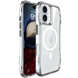 Чохол TPU Space Octagon with MagSafe для Apple iPhone 17 (6.3) Clear
