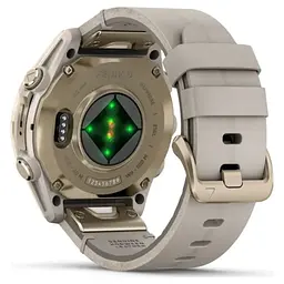 Смарт-годинник Garmin fenix 8 43mm, AMOLED, Saph, SftGldSS/FogGryLeatherBnd, Excl, GPS (010-02903-40) - мініатюра 6