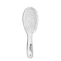 Щітка для волосся масажна пластикова Salon Professional 88000 біла