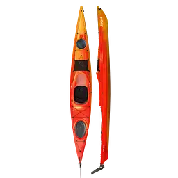 Каяк Zegul Ormen PE MV RudderSkeg BOM ok Red/Yellow (1053-107448)