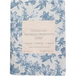 Скатертина водовідштовхувальна Lefard Home Textile Corso 140х240 см синя (715-381) - мініатюра 4