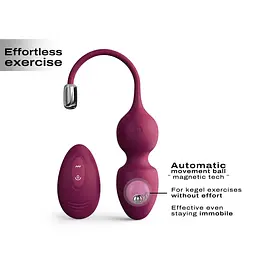 Вагінальні кульки з вібрацією Dorcel LOVE BALLS PLUM Dorcel SO7388 93396 - мініатюра 2