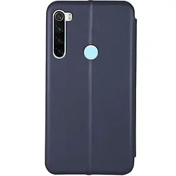 Шкіряний чохол-книжка Classy для Xiaomi Redmi Note 8T Темно-синій - мініатюра 2