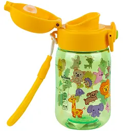 Пляшечка для води Kite Zoo зелена 360 мл (K25-1235-3) - мініатюра 3