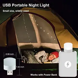 Лампа USB LED LAMP 1W 6000K white light - мініатюра 3