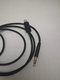 Перехідник аудіо для iPhone 7 lightning тато 3.5 мм тато 1 м Audio AUX cable - мініатюра 2