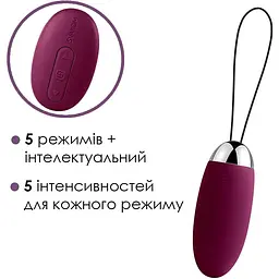 Віброяйце з пультом керування Svakom Elva Violet - мініатюра 3