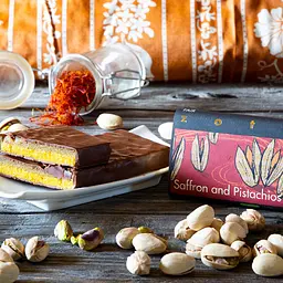 Шоколад Zotter Saffron and Pistachios молочний органічний 70 г - мініатюра 4