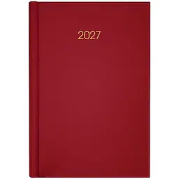 Щоденник Axent 2027 Classic City 145x210 мм з/т бордовий (8842-27-4-A)