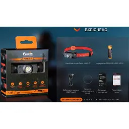 Ліхтар налобний Fenix HM62-T V2.0 Black/red - мініатюра 10