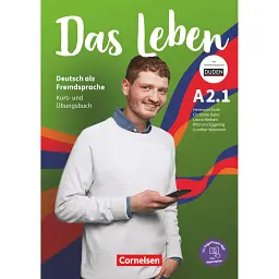 Das Leben A2.1 Kurs- und Übungsbuch Inkl. E-Book und PagePlayer-App - Герман Функ