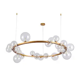 Люстра стельова Levistella 918LP267-24 XGD+CL, G9, 24 плафона, золото, прозоре скло, сучасний стиль