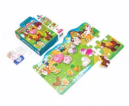 Пазли дитячі картонні Vladi Toys 4 сезони 8 елем. (IP-177-P-537) - мініатюра 4
