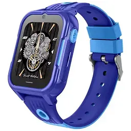 Дитячий смарт-годинник Smart Baby Watch D38-X3 з SIM-картою GPS прослуховуванням відеодзвінком 4G Play Market синій