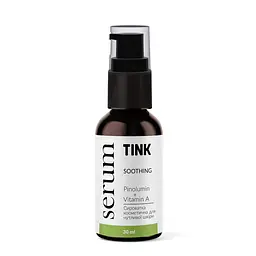 Сироватка для обличчя Tink Soothing Serum, з вітаміном А та маслом бораго, для чутливої шкіри, 30 мл