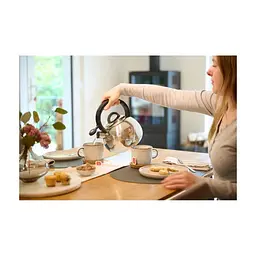 Чайник для плит Tefal Duetto+ 2.5 л сталевий / чорний (N4180310) - мініатюра 3