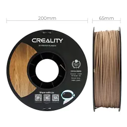 Пластик для 3D-принтера Creality PLA wood 1кг, 1.75мм, light brown (3301130001) - мініатюра 6