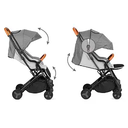 Прогулянкова коляска Kidwell Mavero Black/Brown - мініатюра 2
