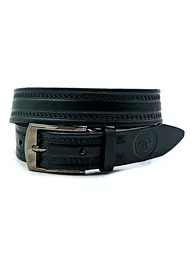 Дитячий ремінь Weatro 2,8 х 80 см Чорний dtsk-28mm-kоzh-034 (dtsk-28mm-kоzh-034) - мініатюра 2