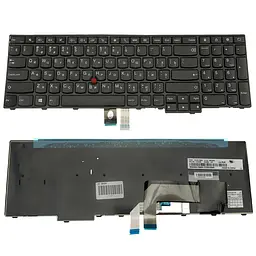 Клавіатура для ноутбука LENOVO (ThinkPad Edge: E531 E540) rus чорний