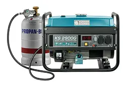 Генератор бензиновий газ/бензин Konner&Sohnen 2.5/2.9 кВт KS 2900G - мініатюра 2
