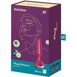 Анальна смарт-вібропробка Satisfyer Plug-ilicious 2 Червона - мініатюра 5