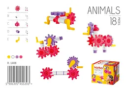 Набір для творчого конструювання Korbo Animals 18 деталей (65904) - мініатюра 2