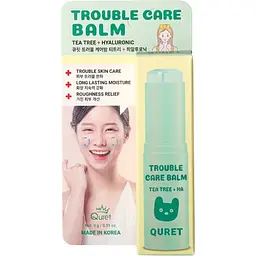 Бальзам для обличчя Quret Trouble Care Face Balm заспокійливий 9 г