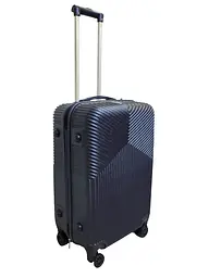 Валіза середня M ABS-пластик Sky 306 67×42×27см 75л Темно-синій - мініатюра 2