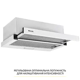 Витяжка телескопічна WEILOR WT 63 WH - мініатюра 3