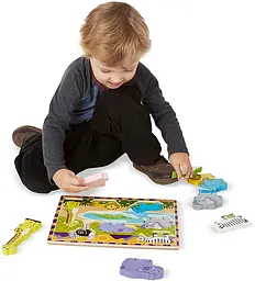 Формовий пазл Melissa&Doug Сафарі, 7 елементів (MD13722) - мініатюра 5
