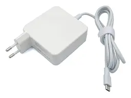Блок живлення для Apple, Asus, HP, Dell, Lenovo, Samsung, Xiaomi Type-C (USB-C) 65W (5V, 9V, 12V, 15V, 18V, 20V) 3.25A Max. Квадратний Білий.