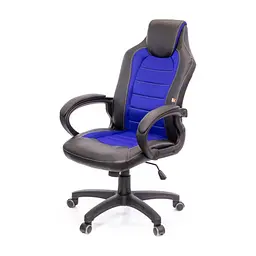 Кресло игровое Аклас Астон W PL TILT Синее (10472)