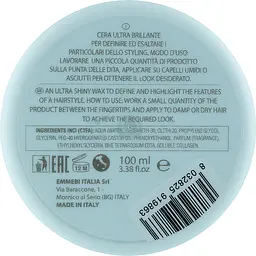 Аква-віск сильної фіксації Emmebi Italia Gate 19 Ocean Aqua Wax Strong 100 мл - мініатюра 2