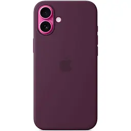 Силіконовий чохол CasePro Silicone Case з MagSafe Plum для iPhone 16 Plus - мініатюра 3