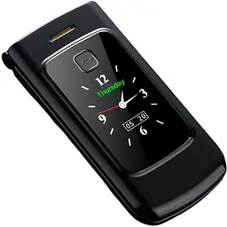 Телефон Tkexun F18 Happyhere F18 black Dual display