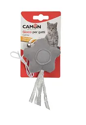 Іграшка для котів - зірка з дзвіночком та резинкою Camon 7см