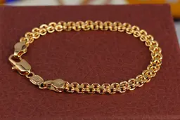 Браслет Xuping Jewelry бісмарк 17 см 5 мм золотистий