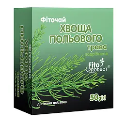 Фіточай "Хвоща польового трава подрібнена"  50 г, дієтична добавка