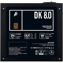 Блок живлення 1stPlayer DK Premium PS-800AX (DKPM-BRZ-800-BK-EU) [140554] - мініатюра 6