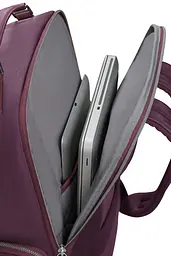Рюкзак 15.6" Samsonite KARISSA EVO BURGUNDY 41x28,5x14,5 KP2*20011 - мініатюра 6