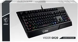Клавіатура MSI Vigor GK20 USB Black (S11-04UA208-CL) - мініатюра 8