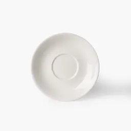 Блюдце МВМ My Home Перлина 17.1 см біле (KP-141 WHITE) - мініатюра 3