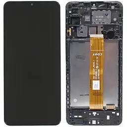 Дисплей Samsung A125 Galaxy A12/A127/M127 чорний, оригінал PRC, з рамкою, SM-A125F_REV0.1 FPC6509-1