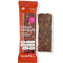 Батончик SunFill Какао-мигдаль 35 г (876063) - мініатюра 2
