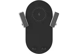 Автомобільний тримач з бездротовою зарядкою ZXiaomi Car Wireless Charger Black 20W (WCJ10) - мініатюра 2