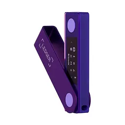 Криптогаманець Ledger Nano X Amethyst Purple, апаратний криптовалютний мультивалютний гаманець, холодне зберігання, Bluetooth і USB, підтримка iOS/Android/Windows/macOS, сталевий корпус, формат флешки, сертифікація безпеки CC EAL6+