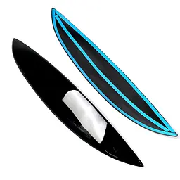 Вії фар для Daewoo Lanos Sens 2 шт Широкі Voron Glass - мініатюра 6